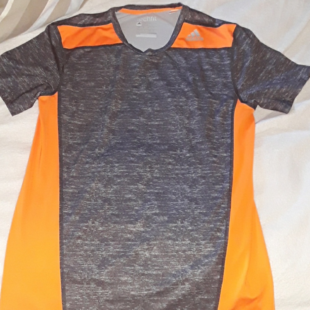 A Orange and Gray Adidas